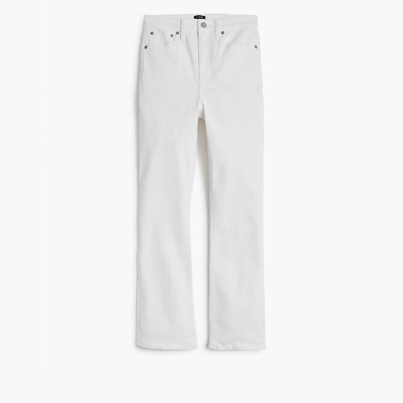 J.Crew white high rise slim side leg crop jeans size 32 (14) - Picture 5 of 7